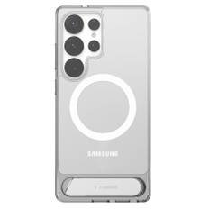 Samsung Galaxy S25 Ultra - TORRAS Hybrid Cover m. Ståfunktion - MagSafe Kompatibel - Gennemsigtig