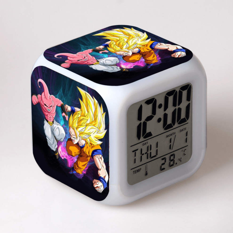 Digital väckarklocka för barn med Dragon Ball-design