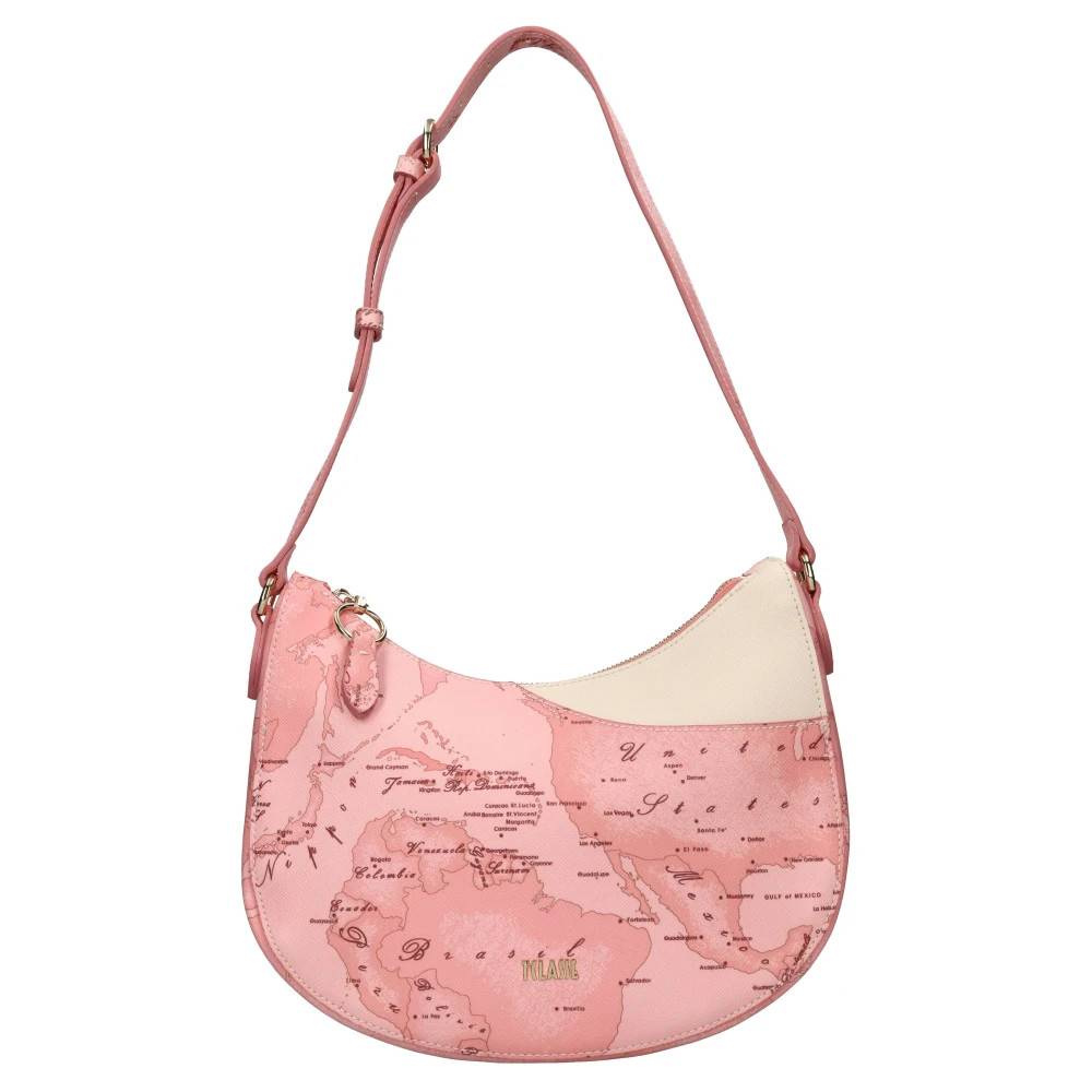 Alviero Martini 1a Classe Faux Leather Skuldertaske - Tasker - Dame - Lyserød - ONE SIZE - Uld