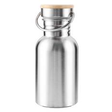 Vandflaske i rustfrit stål / bambus 0,35L