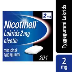 Nicotinell Tyggegummi, Lakrids 2 mg - 204 stk.
