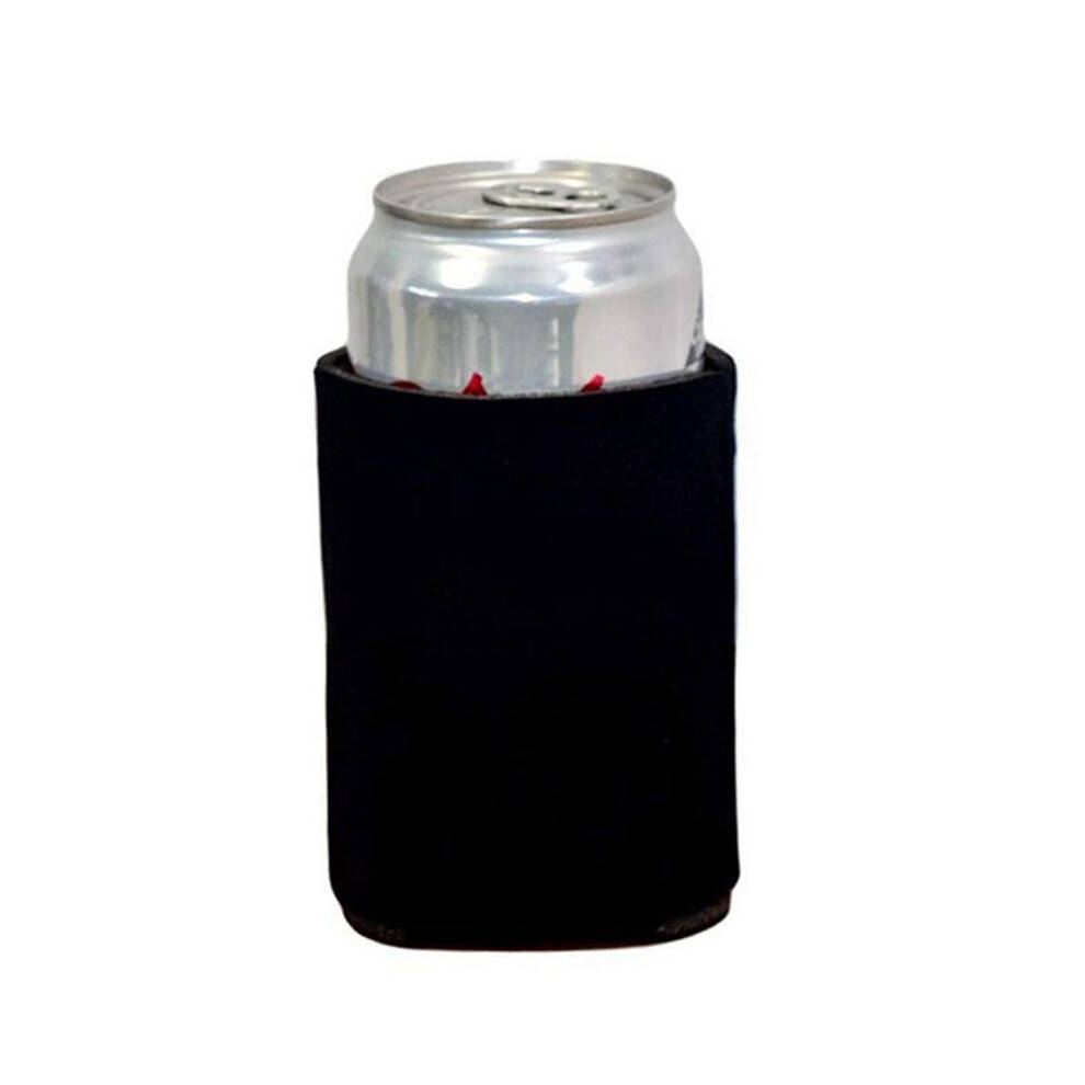 50PCS Neoprene Beer Can Cooler Drink Cup Bottle Sleeve Insulator Wrap Cover New Black