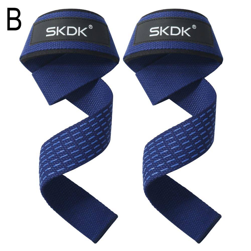 Skdk Silicone Weightlifting Straps Anti Slip Wrist Support for Crossfit Deadlifts Strength Training Hand Grips