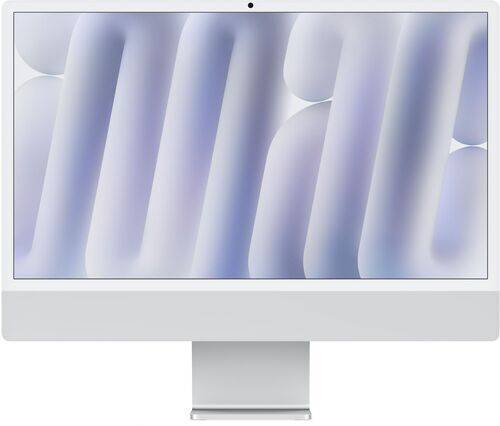 Apple iMac 2024 M4 10 Core | 24" | 16 GB | 512 GB SSD | Standardglas | silver | kompatibla tillbehör | DE