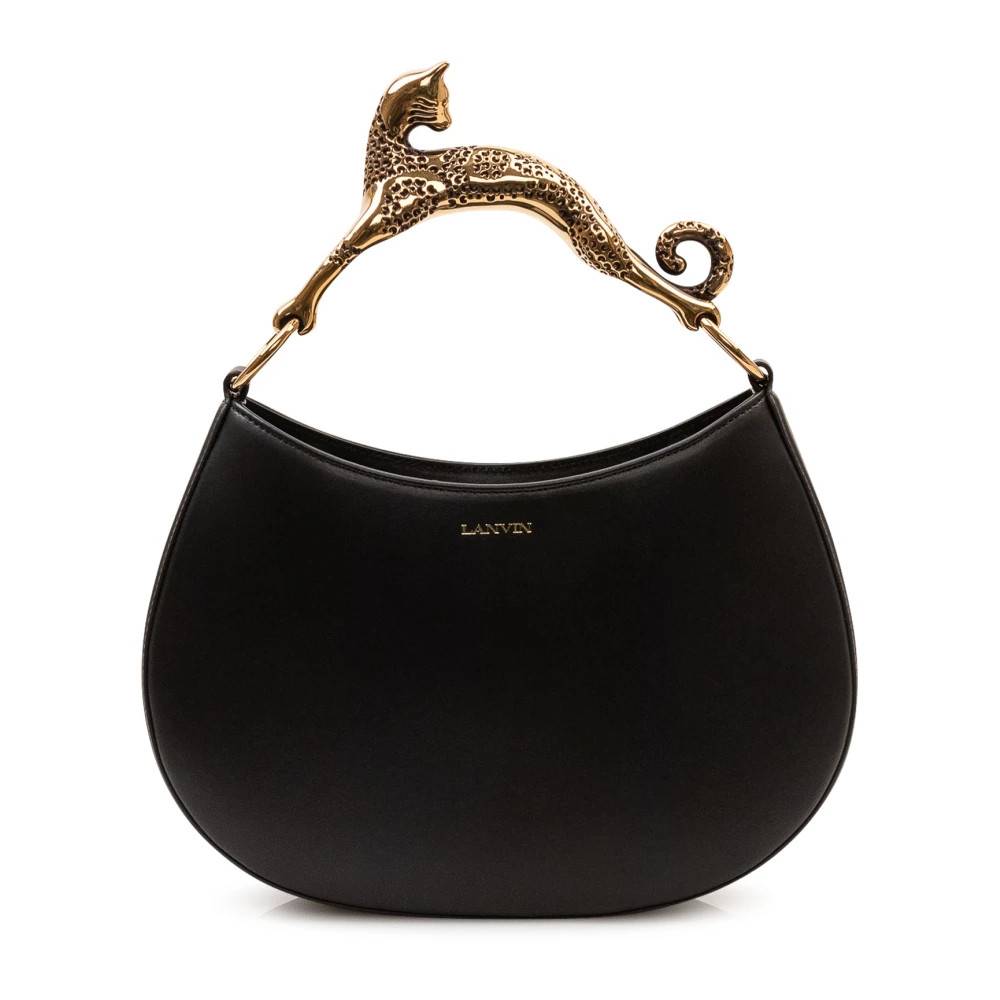 Lanvin Hobo Kat Taske - Tasker - Dame - Sort - ONE SIZE - Uld