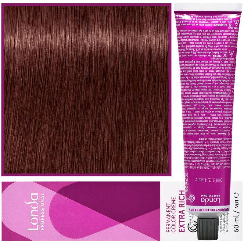 Hårfärg Londa Färg 60ml 6/75 Kastanj Röd Mörkblond