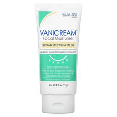 Vanicream, facial moisturizer, mineral sunscreen with ceramides, for sensitive skin, SPF 30, 2.5 oz (71 g)
