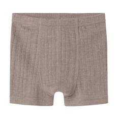 Name it - Nmmwang merinould underbukser - Grå - str. 3 år/98 cm