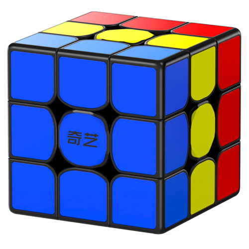 QiYi QiMeng V3 Sandwich 3x3 Black (Tiled) - Rubiks Kub