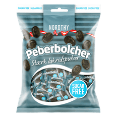 Nordthy Sukkerfrie Peberbolcher, 125 g