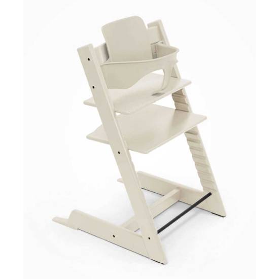 Stokke Tripp Trapp Matstol Vanilla White inkl. bygel