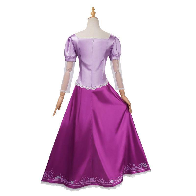 Moonie Rapunzel Kostym Prinsessa Rapunzel Cosplay Film Scenföreställning cm gray