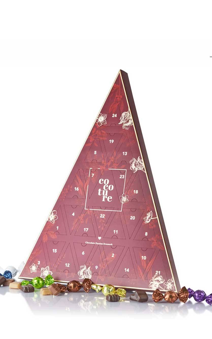 Julekalenderen til chokolade og marcipan-Cocoture 270g