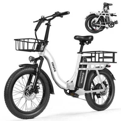 Elcykel Eskute D200 (Vit, Ja)