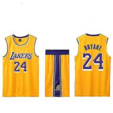 Kobe Bryant Basketball Jersey No.24 Lakers Yellow Home For Kids /