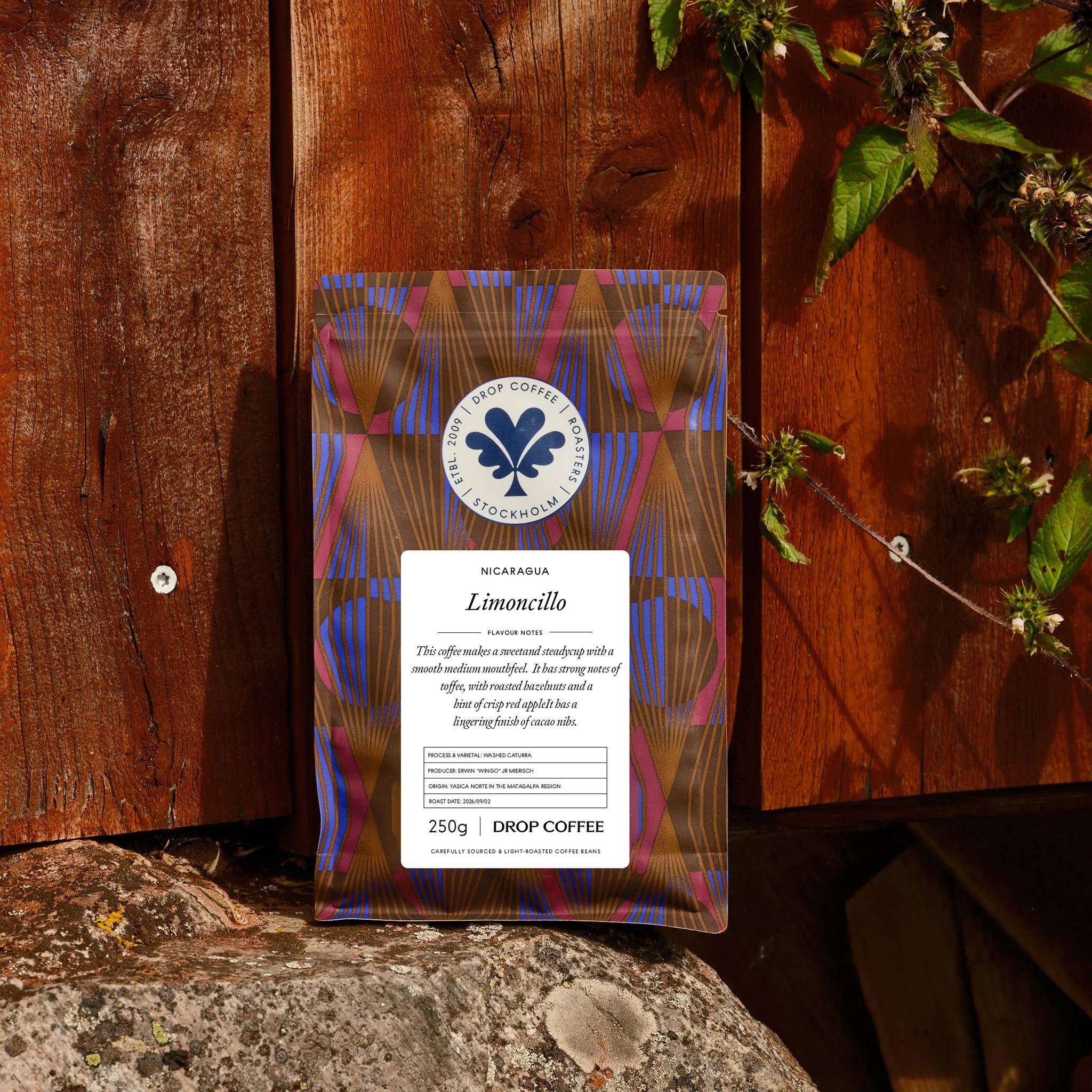 Drop Coffee - Limoncillo - Washed Caturra - Ljusrostade hela kaffebönor - 250g