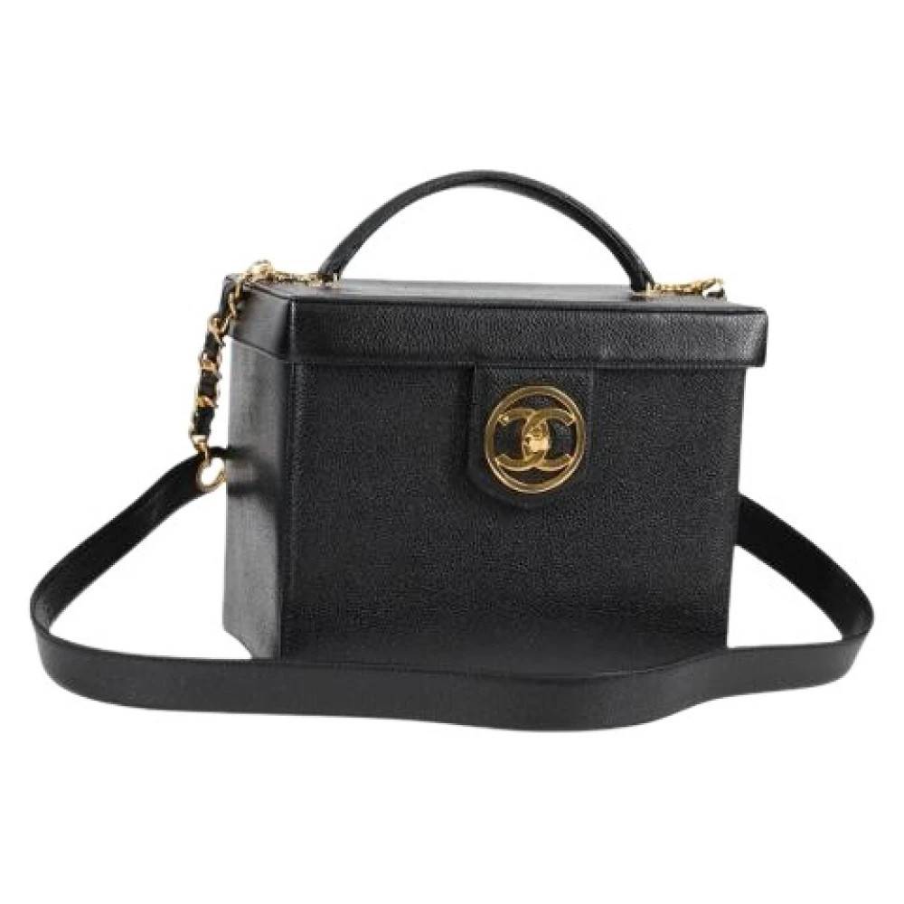 Chanel Vintage Pre-owned Håndtaske - Vintage - Dame - Sort - ONE SIZE - Uld