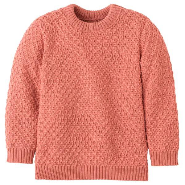 disana Kid's Aran-Pullover Uldsweater Børn størrelse 110/116 farve rød