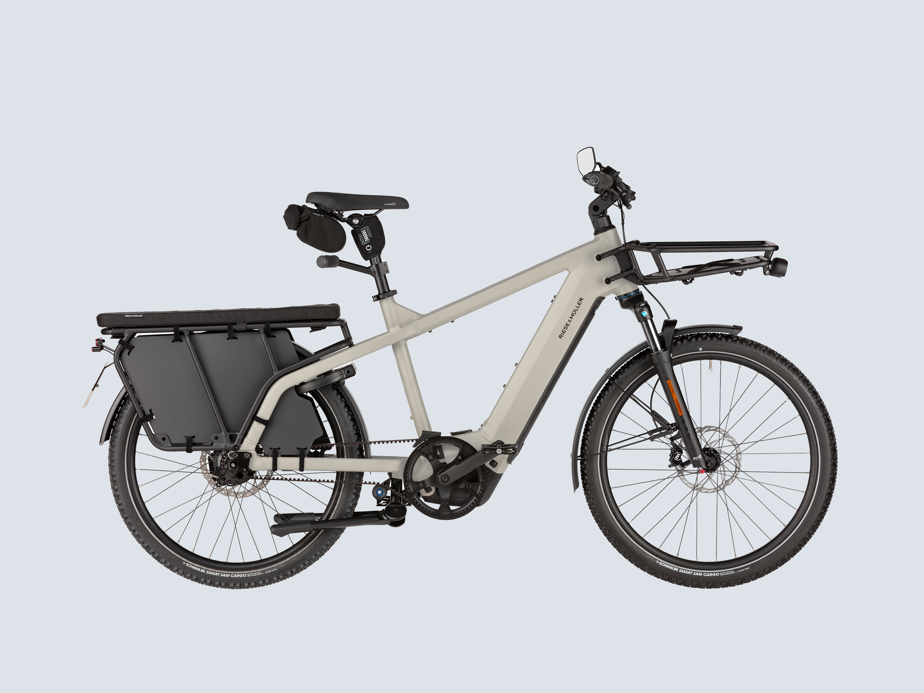 Riese & Müller Multicharger3 FAMILY - Desert/Black Matt / 51 cm (175-200 cm)