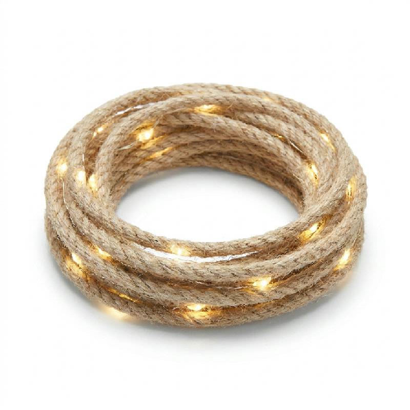 Reb 2 meter 20 varme hvide LED'er