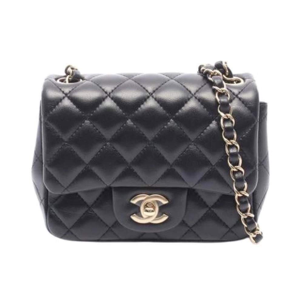 Chanel Vintage Pre-owned Vintage Skuldertaske - Vintage - Dame - Sort - ONE SIZE - Uld