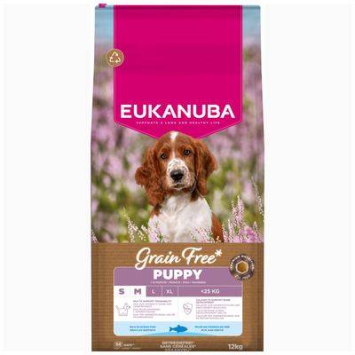 Eukanuba Grain Free Puppy Small & Medium Breed Sea Fish