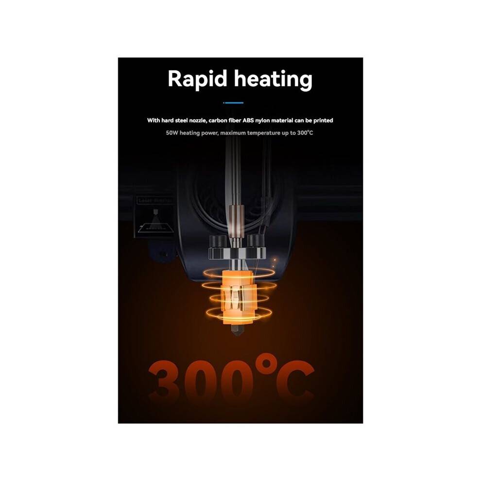 For K1 Series Hotend Upgrade - High Flow Rate, High Hardness Throat, Replaceable Nozzle for K1, K1C, K1 Max