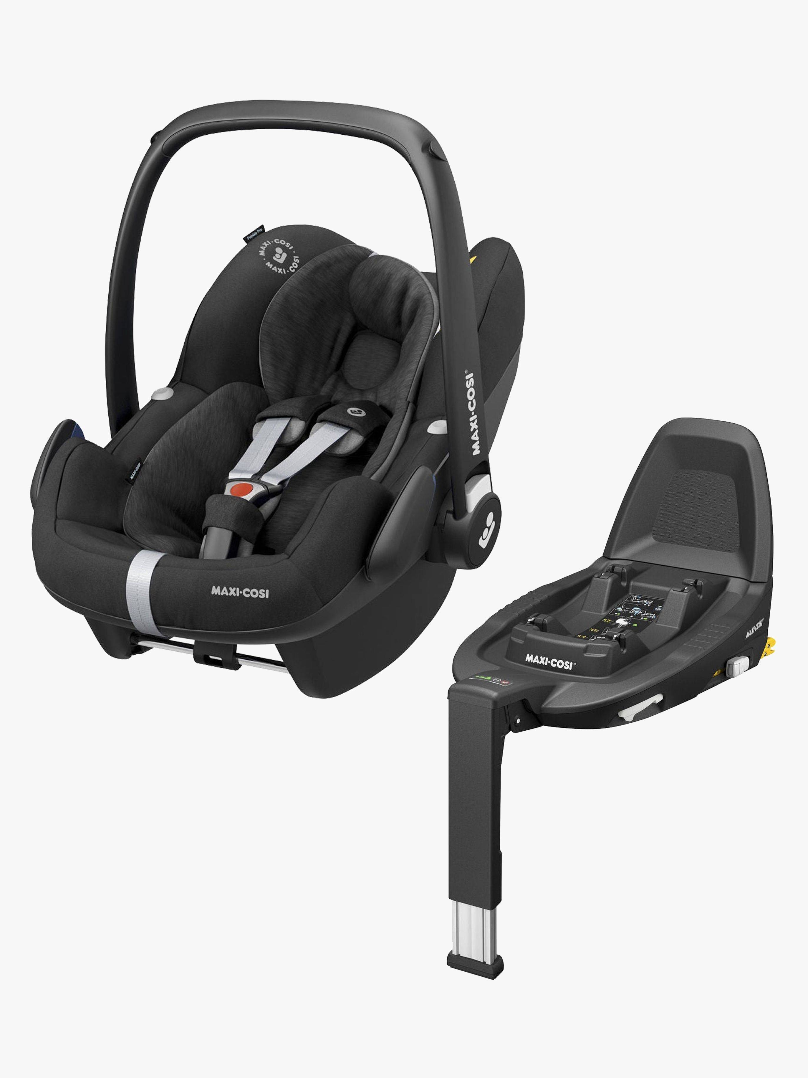 Maxi-Cosi Pebble Pro i-Size Babyskydd Inkl. Family Fix 3 Bas, Essential Black