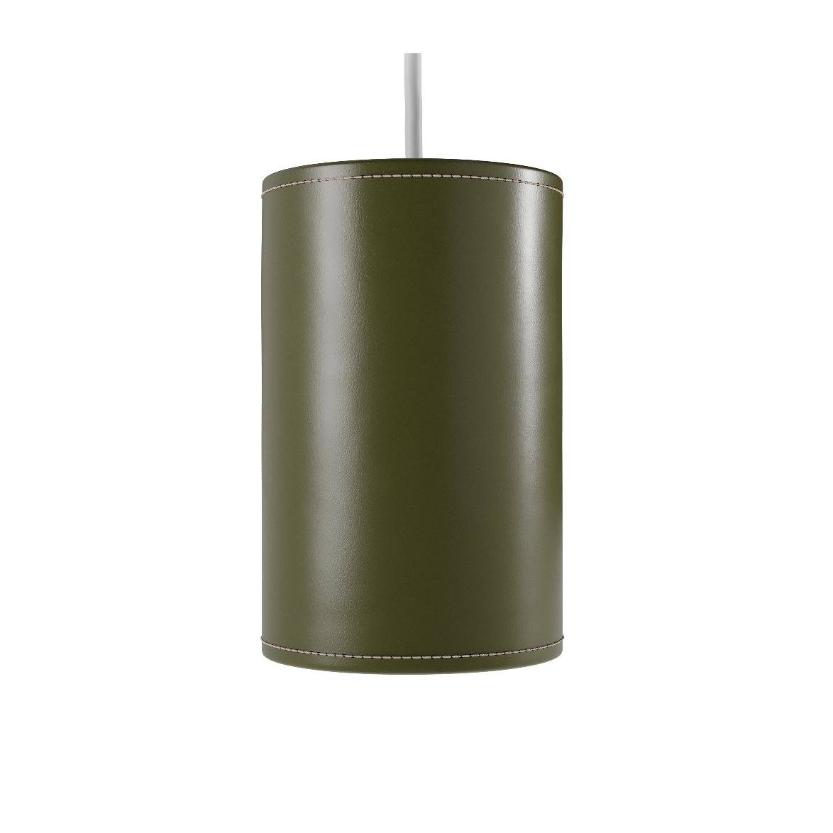 Cuero Design Cylinder Leather Pendel 14cm, Grass Green