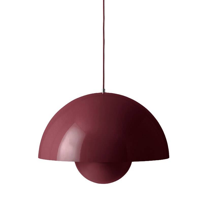 &Tradition Flowerpot VP2 taklampa dark plum