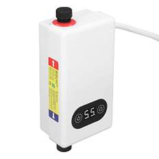 Astibym Genomströmningsvärmare, energisparande elektrisk varmvattenberedare med konstant temperatur, vattenbesparande, 220 V, 3 400 W, frekvensomvandling för köket