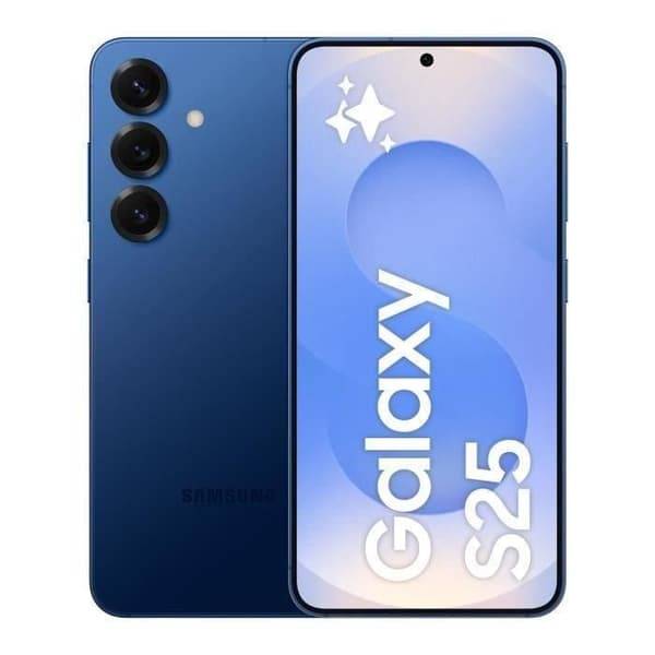 SAMSUNG Galaxy S25 AI Smartphone 256 Go Blå natt