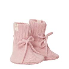 Little Jalo Stickade Tossor I Ull Blush Pink 50/56 cm Wool Rosa  50/56 cm  kvinna