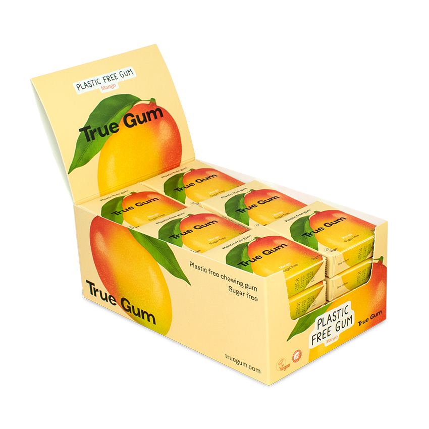 Mango tyggegummi Kasse - 24 pk.