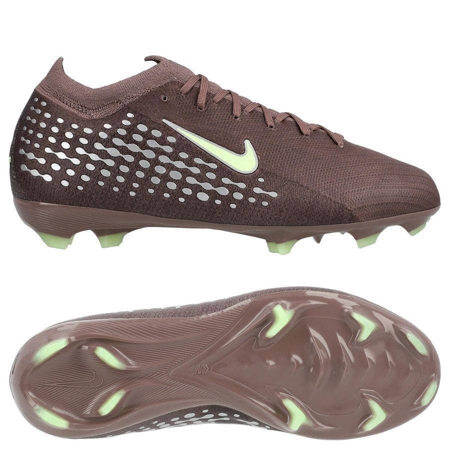Nike Air Zoom Mercurial Vapor 16 Pro FG Mbappé Personal Edition - Plum Eclipse/Silver Barn - Gräs (FG) - ['Brun'] (35)