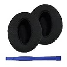 Adhiper HD 450BT öronkuddar kompatibla med Sennheiser HD 4.50BT, HD 4.50BTNC, HD 4.40BT, HD 350BT hörlurar, öronkuddar med ventilerande mesh och minnesskum (mesh/svart)