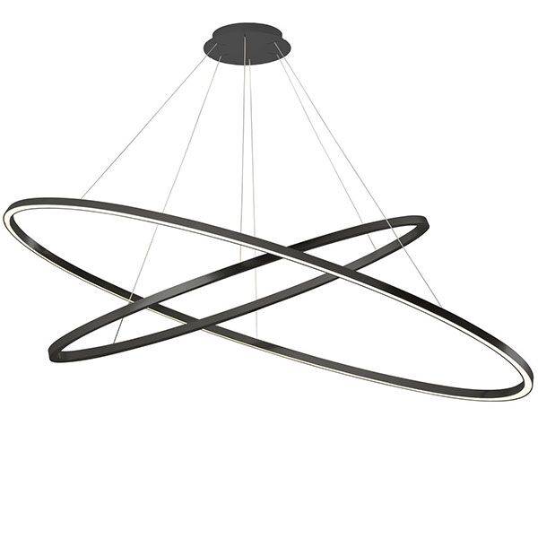 Ellisse Double Mega Taklampa Svart/ Vit 2700K - Svart / Vit