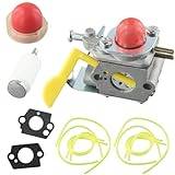 Carburetor Kit, Compatible with Jonsered GT2124C för Partner B250 Colibri, for för Partner B250 B Type 2 B250 L Type 2