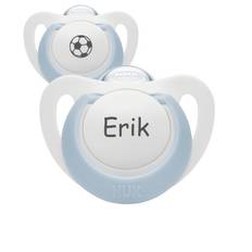 Nuk Star,  Storlek 0 ( 0-2 M�n.), Anatomisk - Silikon, Napp Med Namn