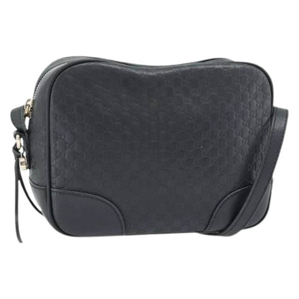 Gucci Vintage Pre-owned Vintage Micro GG Skuldertaske - Vintage - Dame - Sort - ONE SIZE - Uld