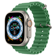 Apple Watch Ultra / Ultra 2 Silikone Rem - Grøn
