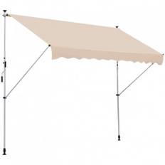 Markis Golv till Tak Fäste 300 x 150 cm Beige