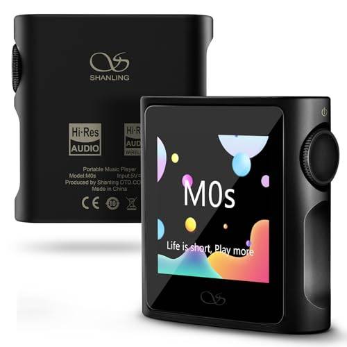 SHANLING M0S bärbar musikspelare, högupplöst MP3-spelare, HiFi-spelare, CS43131 DAC, dubbelriktad Bluetooth 5.0, 3,5 mm/typ C-uttag, 384 kHz/32 bitar, 60mW@32 Ω, digital ljudspelare