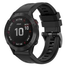 Garmin Fenix 6 Pro Silikone Urrem - Sort