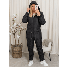 Kaffe KASorita quilted jumpsuit black deep - XL | Modetøj til kvinder hos Online-mode