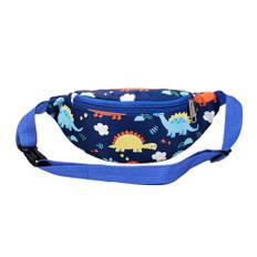 Dinosaurie midjeväska, barn magväska magväska tecknad hipsäck bältesväska midjeväska midjeväska midjeväska tyg nylon pengar bälte crossbody bröstväska för barn flickor pojkar löpning vandring resor