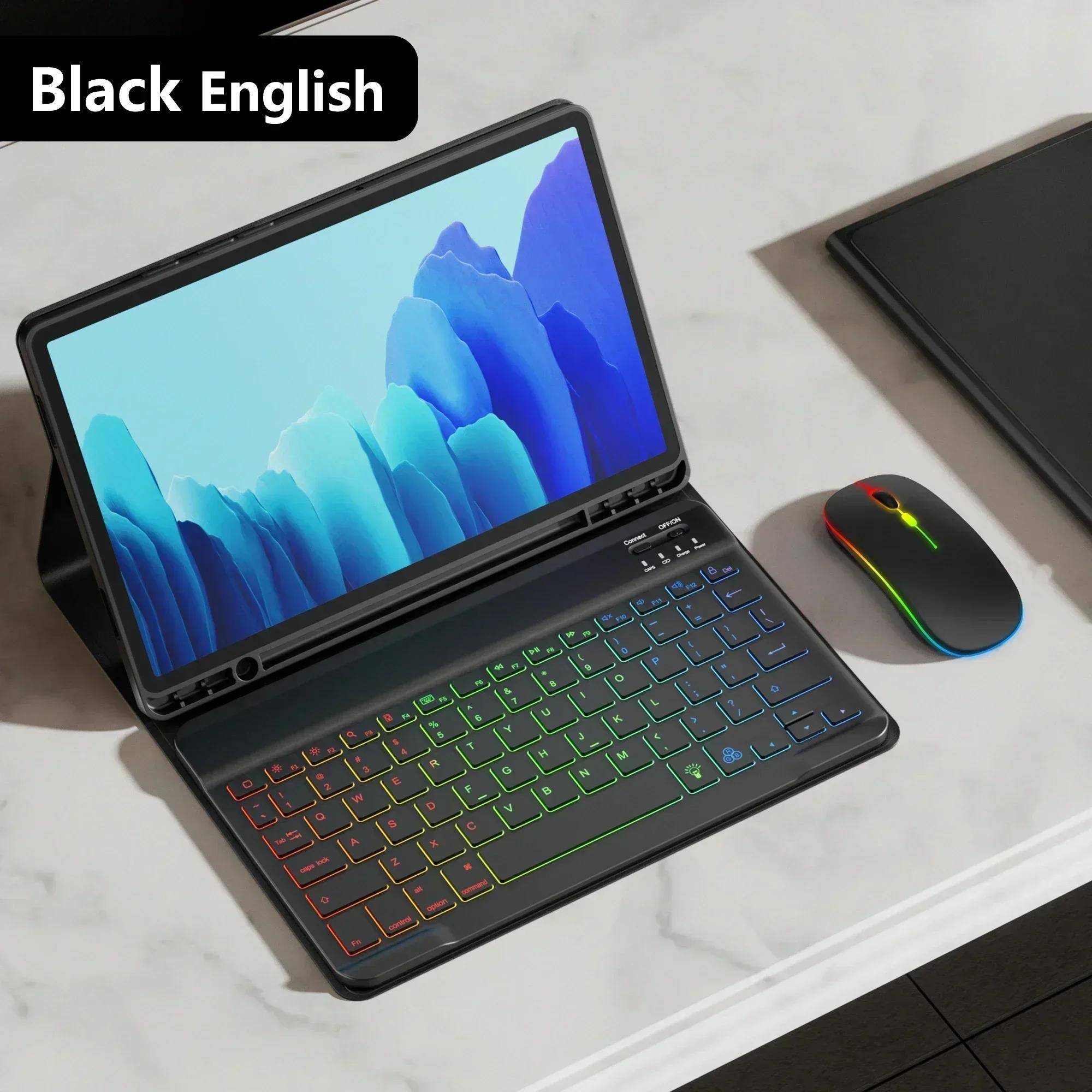 Tangentbordsfodral för Samsung Galaxy Tab A11+ A11 Plus Fodral 2025 11 tum SM-X230 SM-X235 SM-X236B Magic Keyboard Surfplatta Cover Funda blue