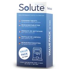Rengöringstabletter | Solute 1.6g | Ø18mm | 30st