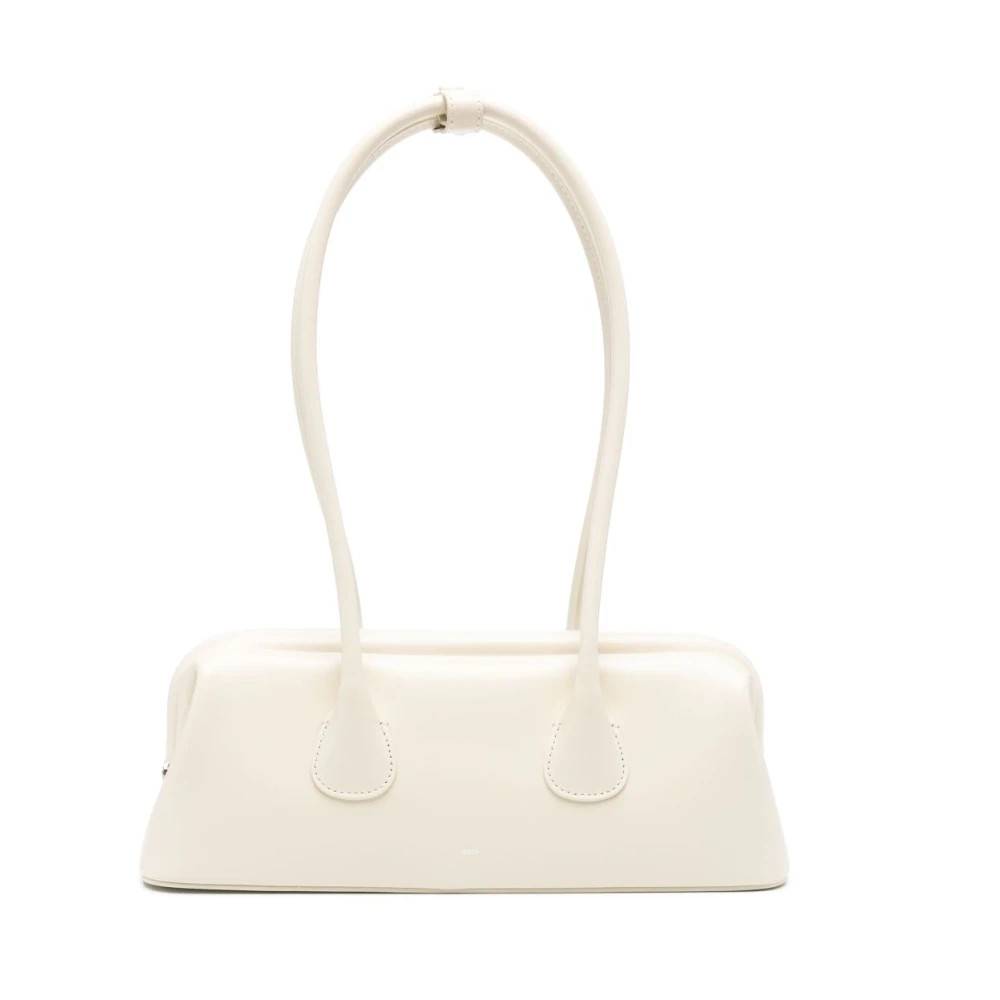 OSOI, Tasker , Dame, Hvid, ONE SIZE, Uld, Beige Skuldertaske Elegant Stil