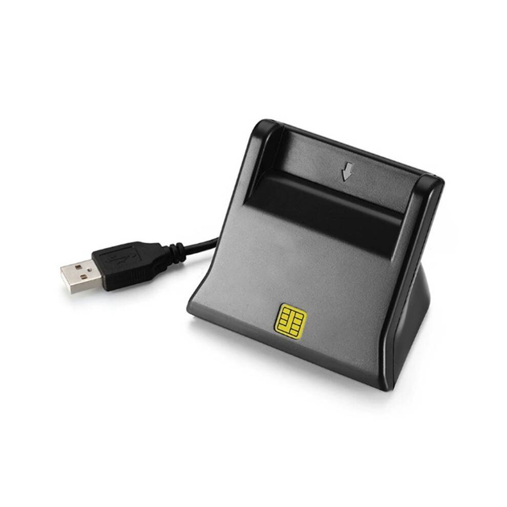 TF6 USB2.0 Interface Intelligent Card Reader SIM Phone Card ID Card Chip Card CAC Bank Card Reader